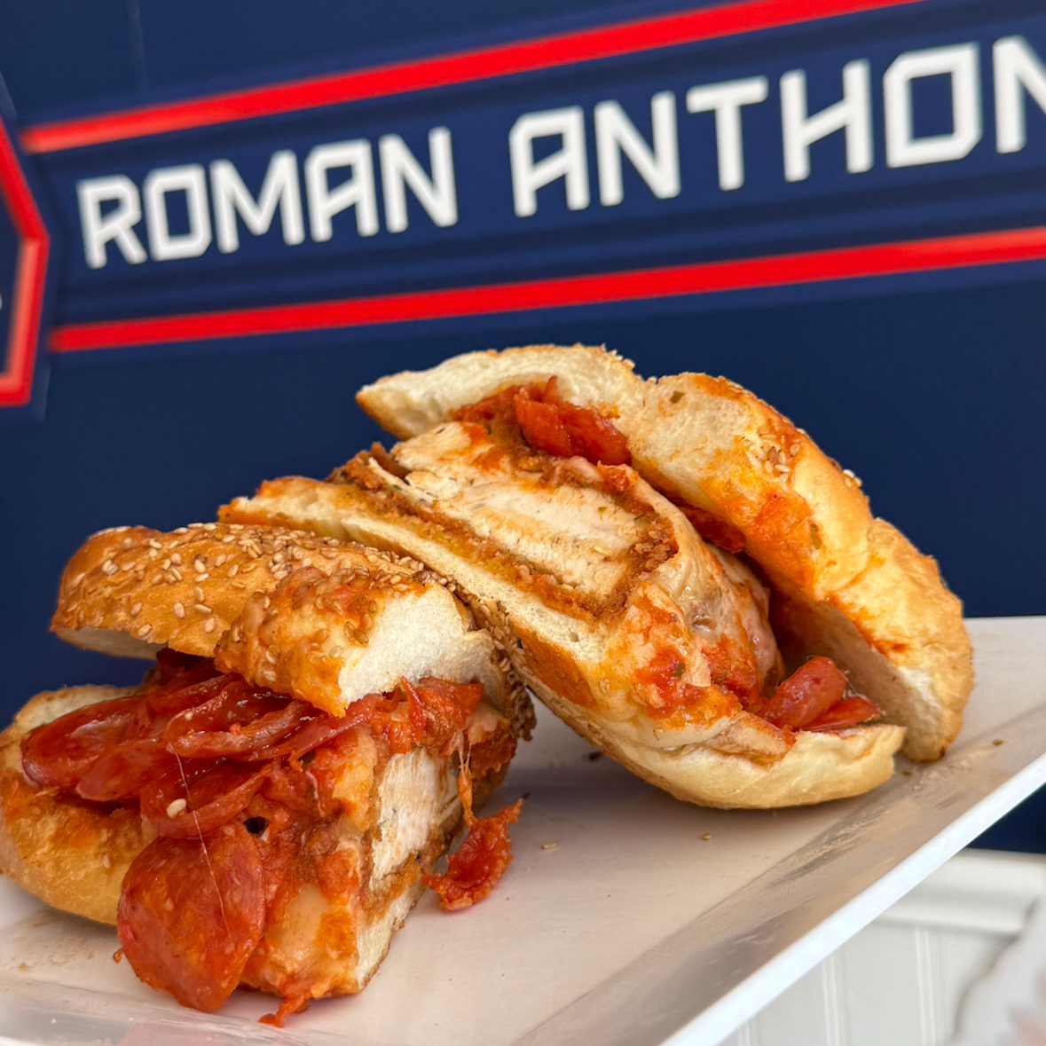 The Roman Anthony Sandwich.