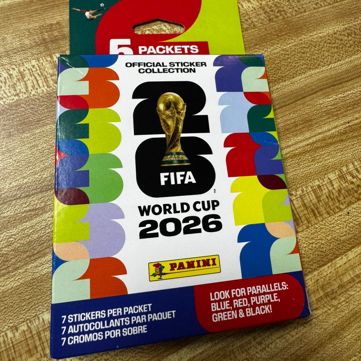 Panini FIFA World Cup 2026 Sticker 5-Pack Multipack.