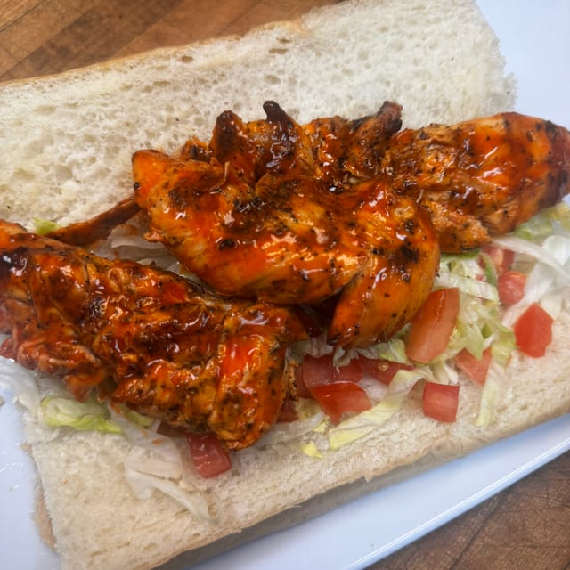 Grilled Buffalo Chicken Sub.