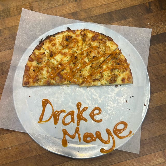 Small Drake Maye Pizza - $10 Game Day Special.
