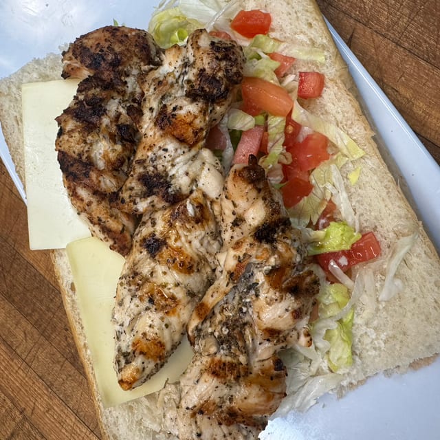 Grilled Chicken Sub.