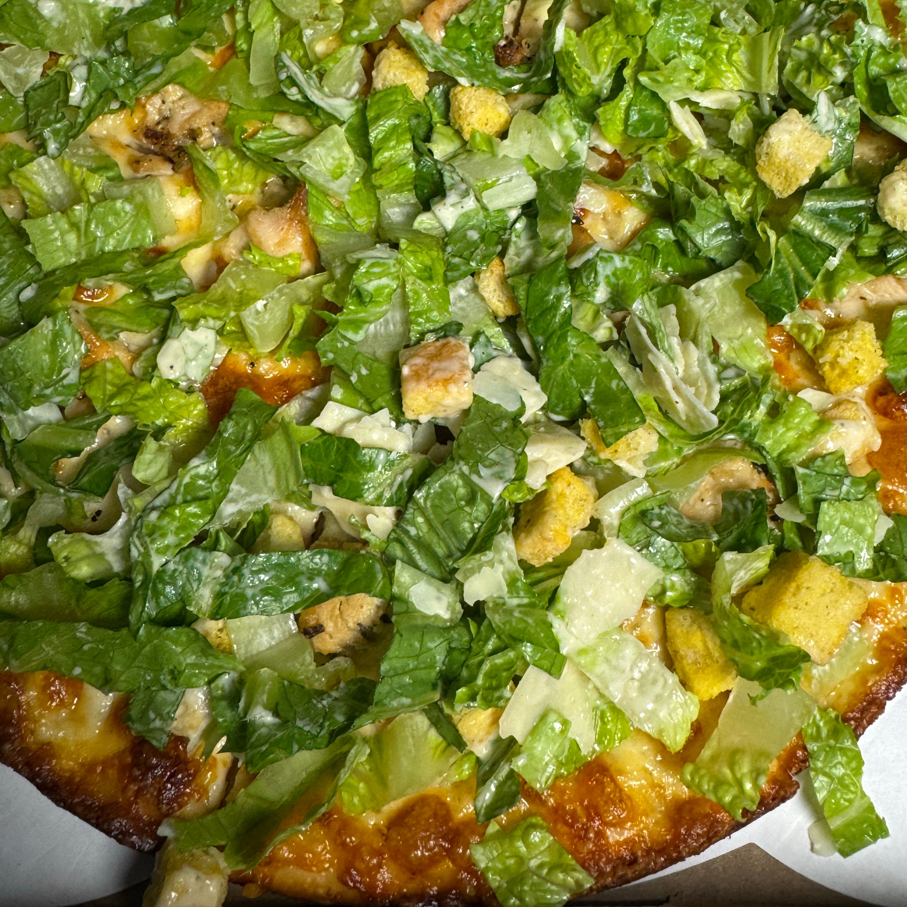 Chicken Caesar Gourmet Pizza.