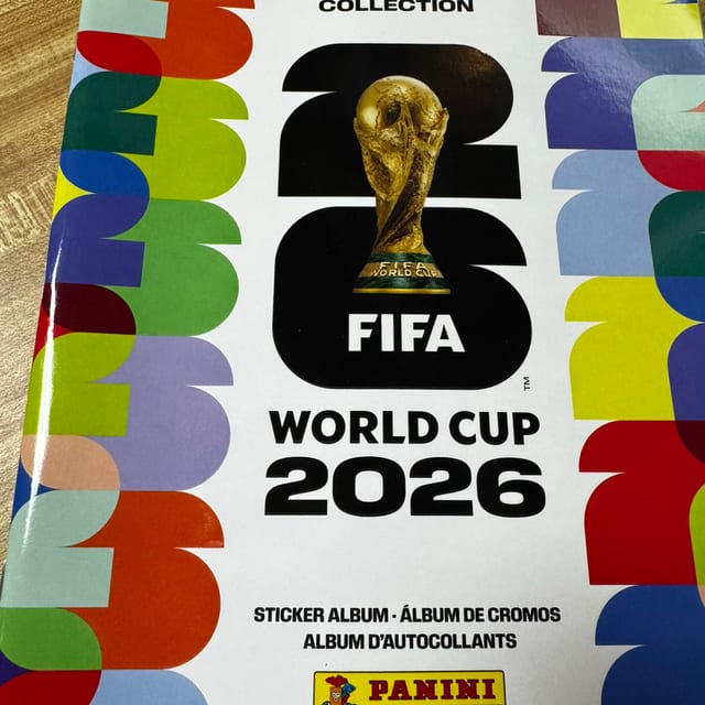 Panini FIFA World Cup 2026 Sticker Album.