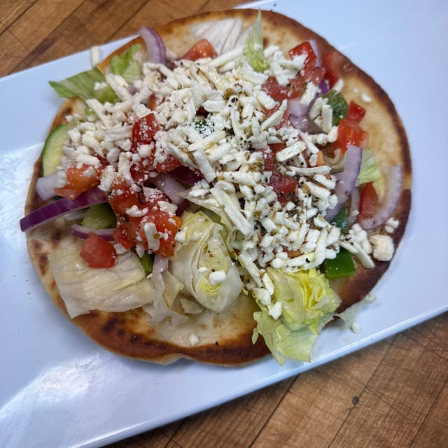 Greek Veggie Roll Up.