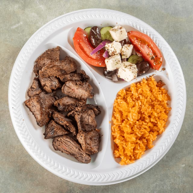 Premium Steak Tip Dinner.