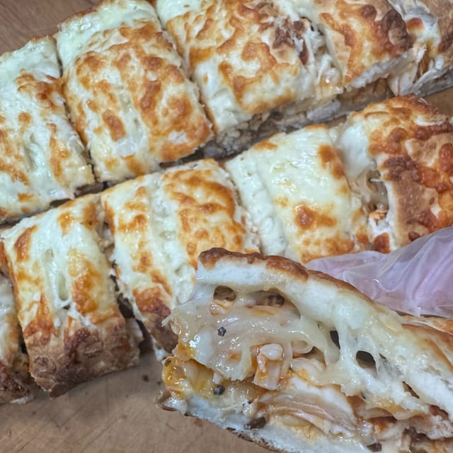 Buffalo Chicken Calzone.