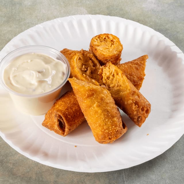 Buffalo Chicken Egg Rolls.
