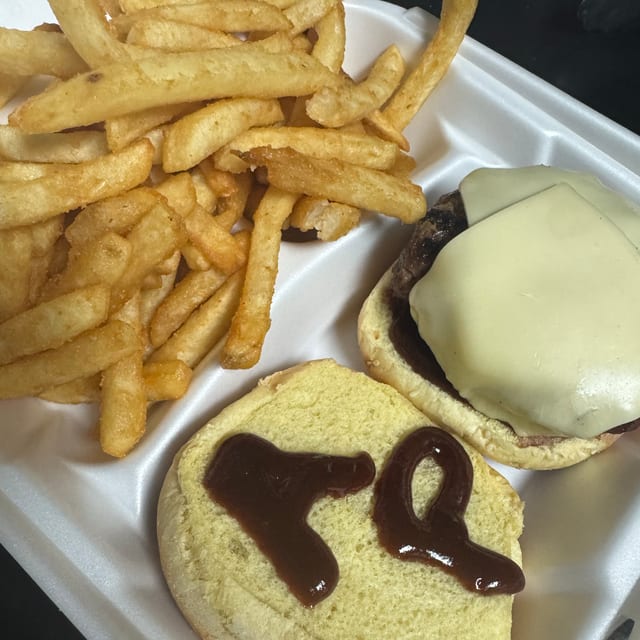 Classic American Burger.