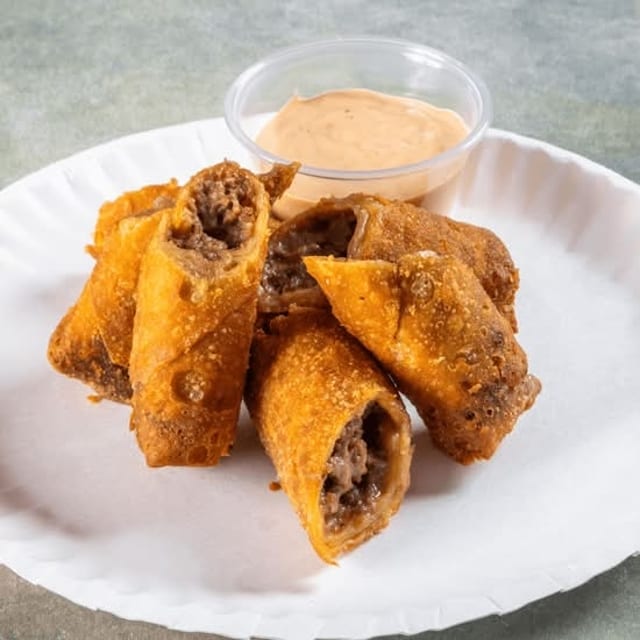 Steak & Cheese Egg Rolls (Half Tray).